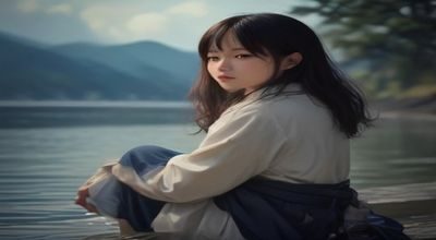 现代爱情场景，成人现代言情有声小说，咖啡馆内两人对视，温暖黄色氛围灯